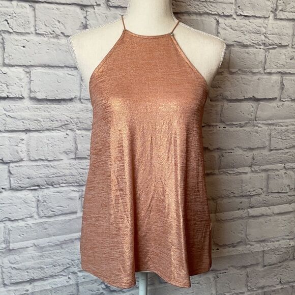 GUESS Shimmer Sleeveless Top Size XXS - Picture 2 of 6